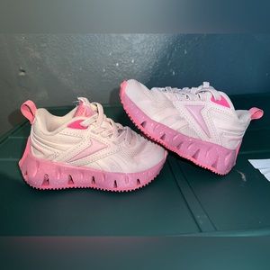 Reebok pink kids shoes